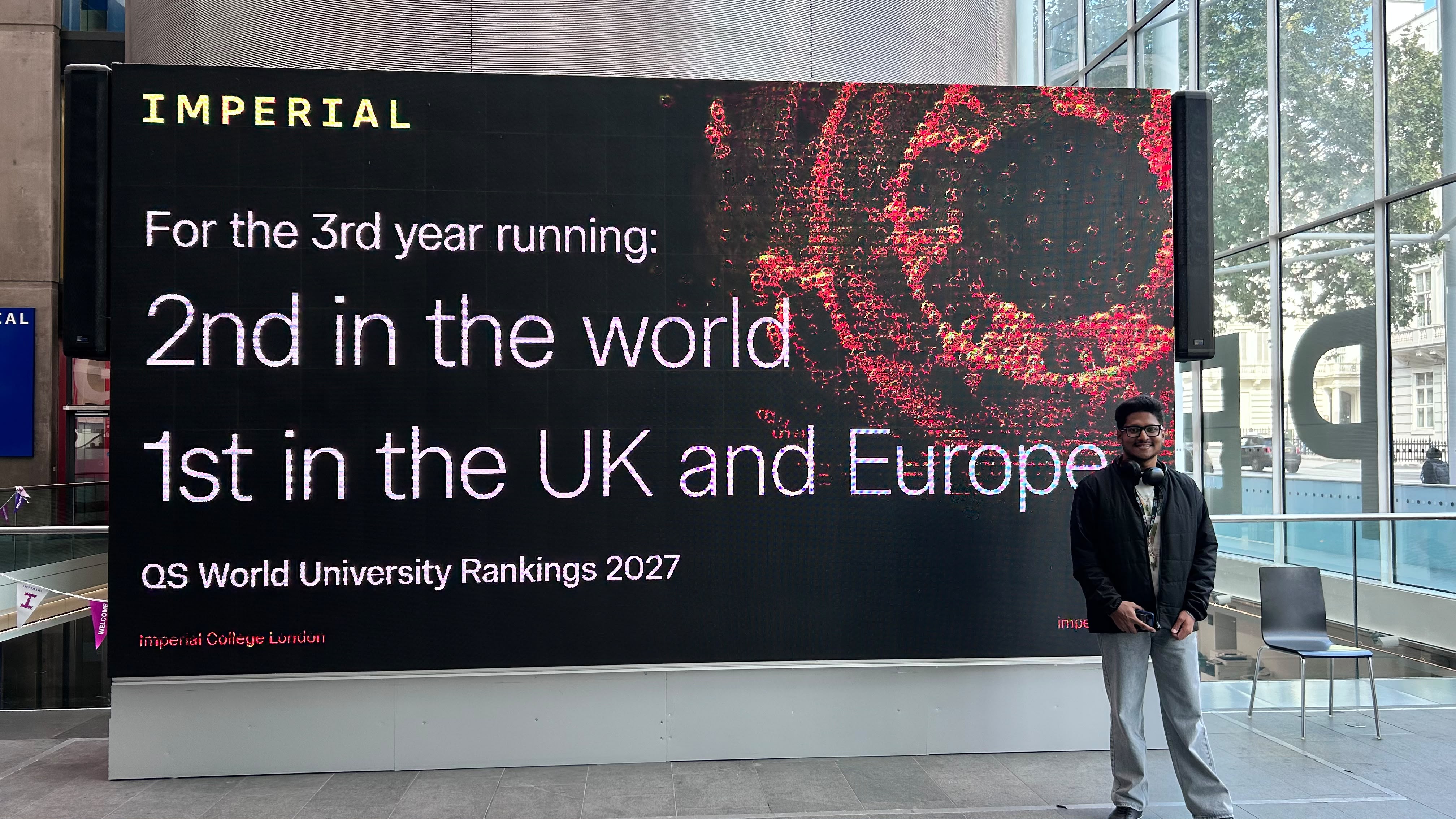 Muhammed Suhail Reached Imperial College London